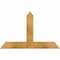Ekena Millwork Portland Rough Sawn Timber Gable Bracket, Western Red Cedar, 36"W x 23"H x 4"D x 4"F, 15/12 Pitch GBW036X23X0404POR00RWR - alternate 1